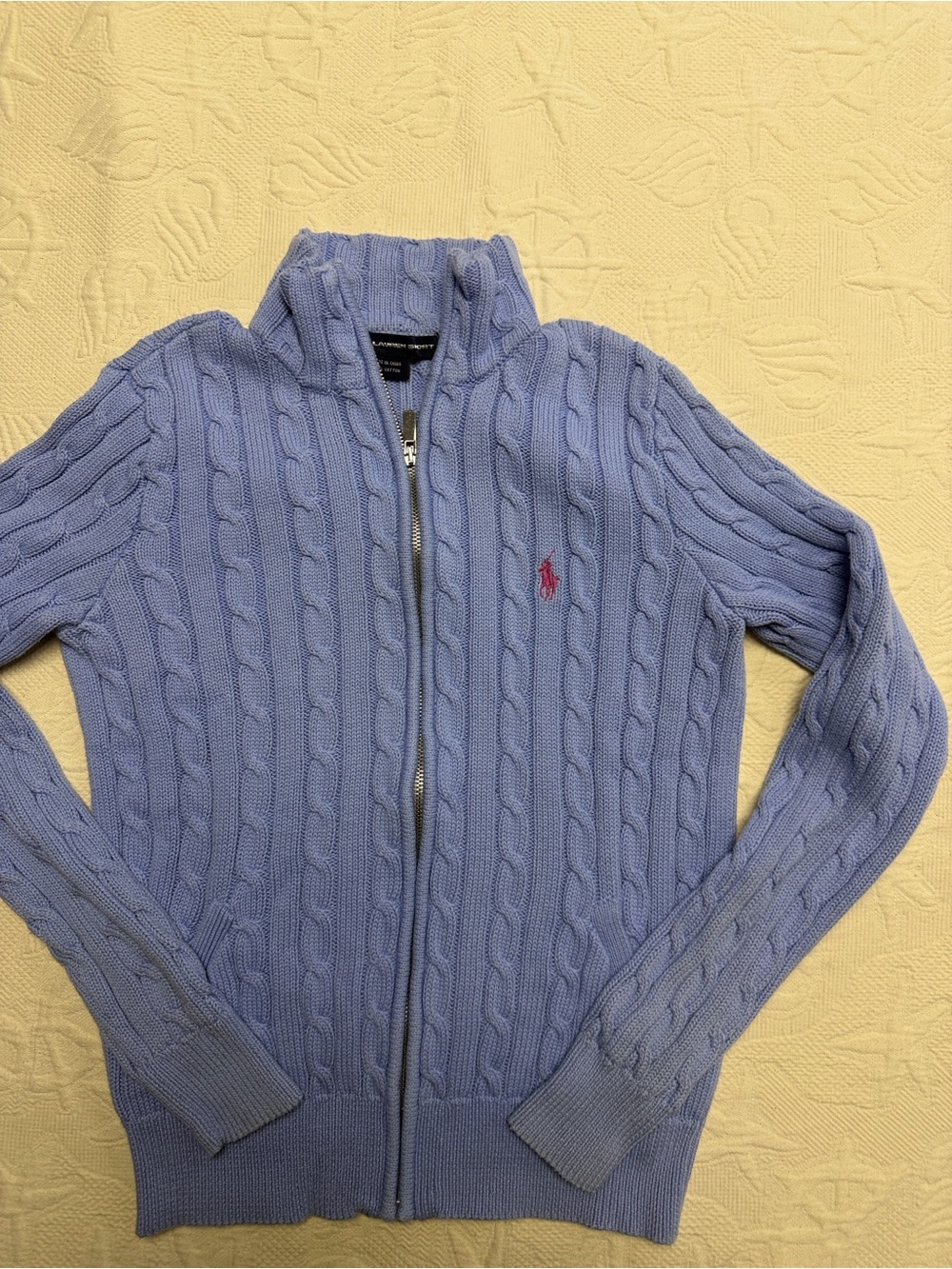2 Vintage Ralph Lauren Cotton Sweaters M - Picture 10 of 16